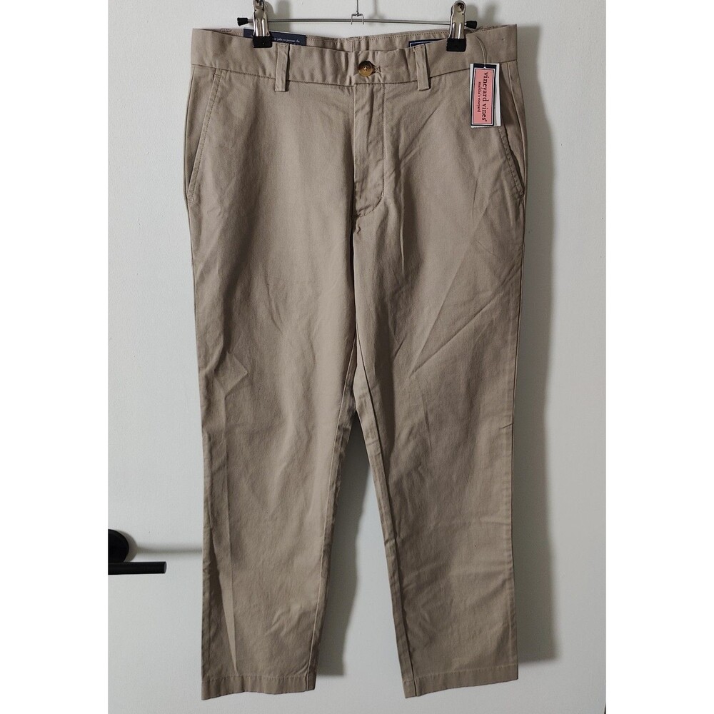 Vineyard Vines Breaker Chino Size 30x29 Slash Pocket Pants Khaki Casual New